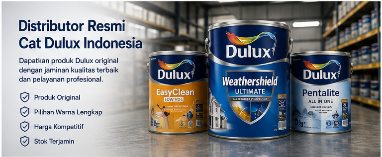 distributor resmi cat dulux Indonesia