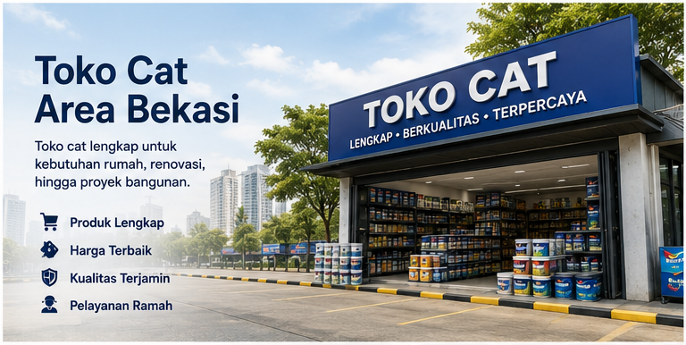 toko cat area bekasi