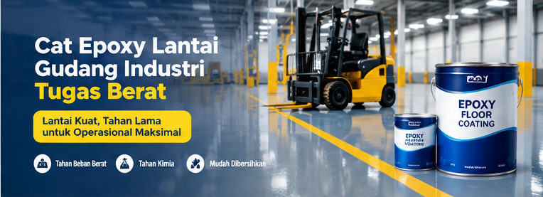 cat epoxy lantai gudang industri tugas berat