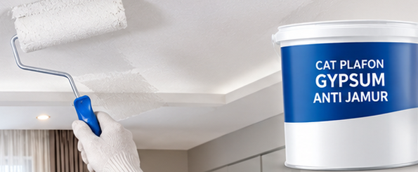 cat plafon gypsum anti jamur