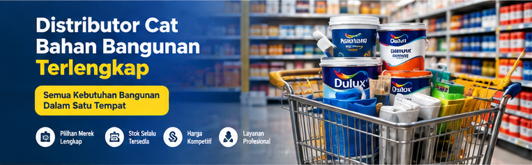 distributor cat bahan bangunan terlengkap