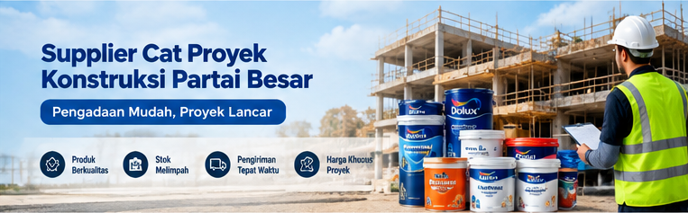 supplier cat proyek konstruksi partai besar