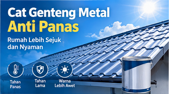 cat genteng metal anti panas