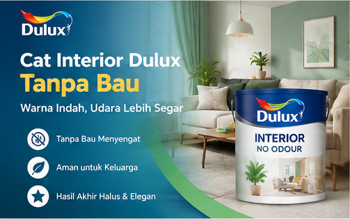 cat interior dulux tanpa bau