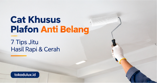 cat khusus plafon anti belang