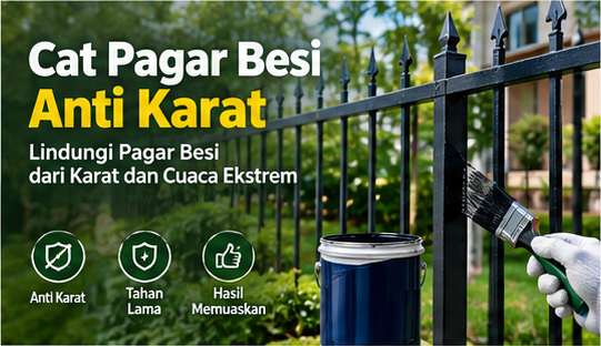cat pagar besi anti karat