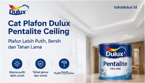 cat plafon dulux pentalite ceiling