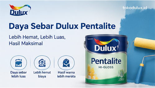 daya sebar dulux pentalite