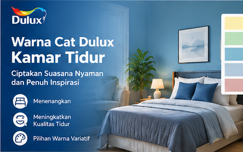 warna cat dulux kamar tidur